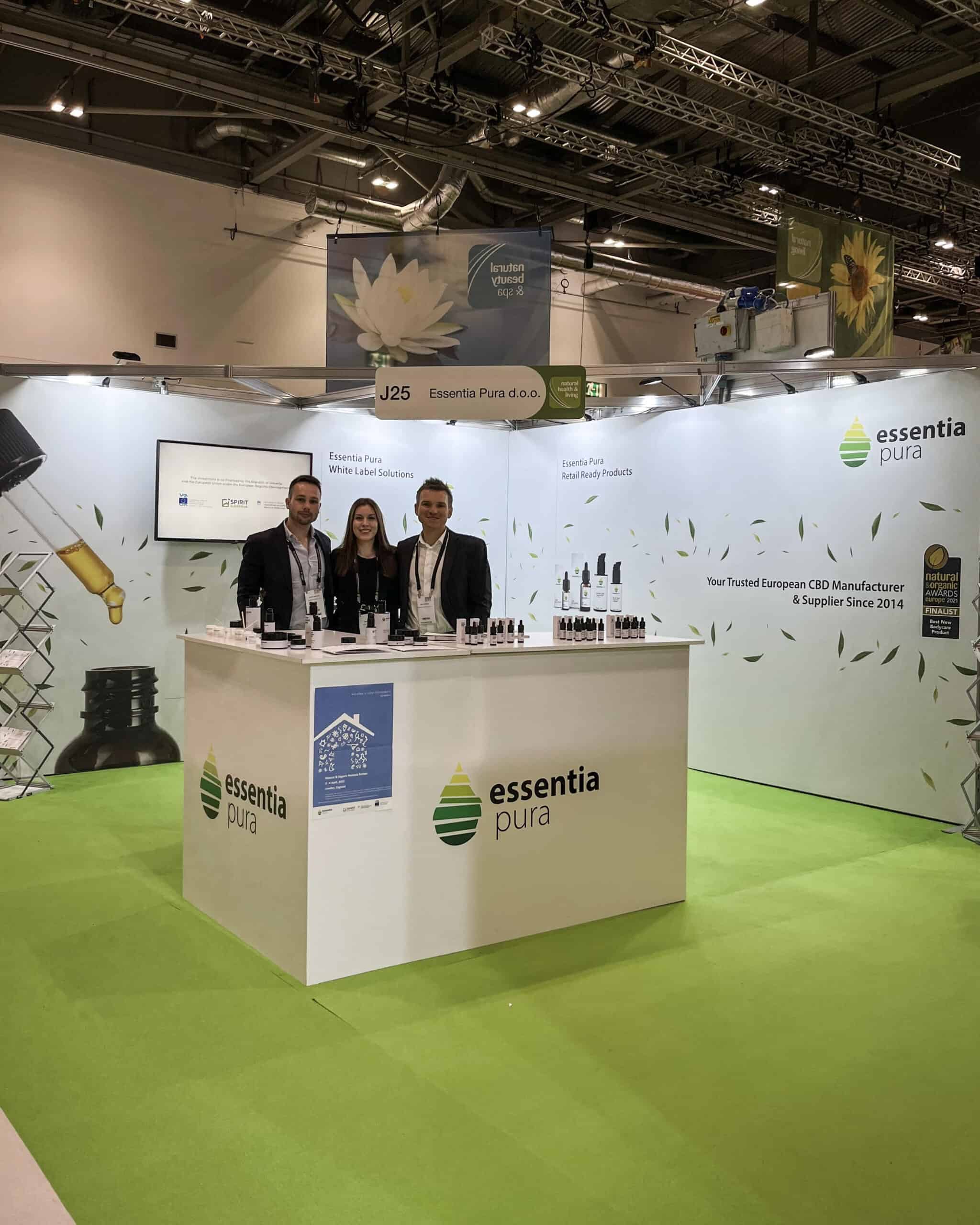 Essentia Pura Attends the Natural & Organic Products Europe in London